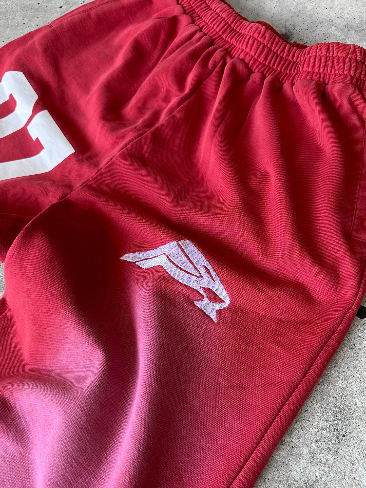 RR SWEATPANTS "CRIMSON"