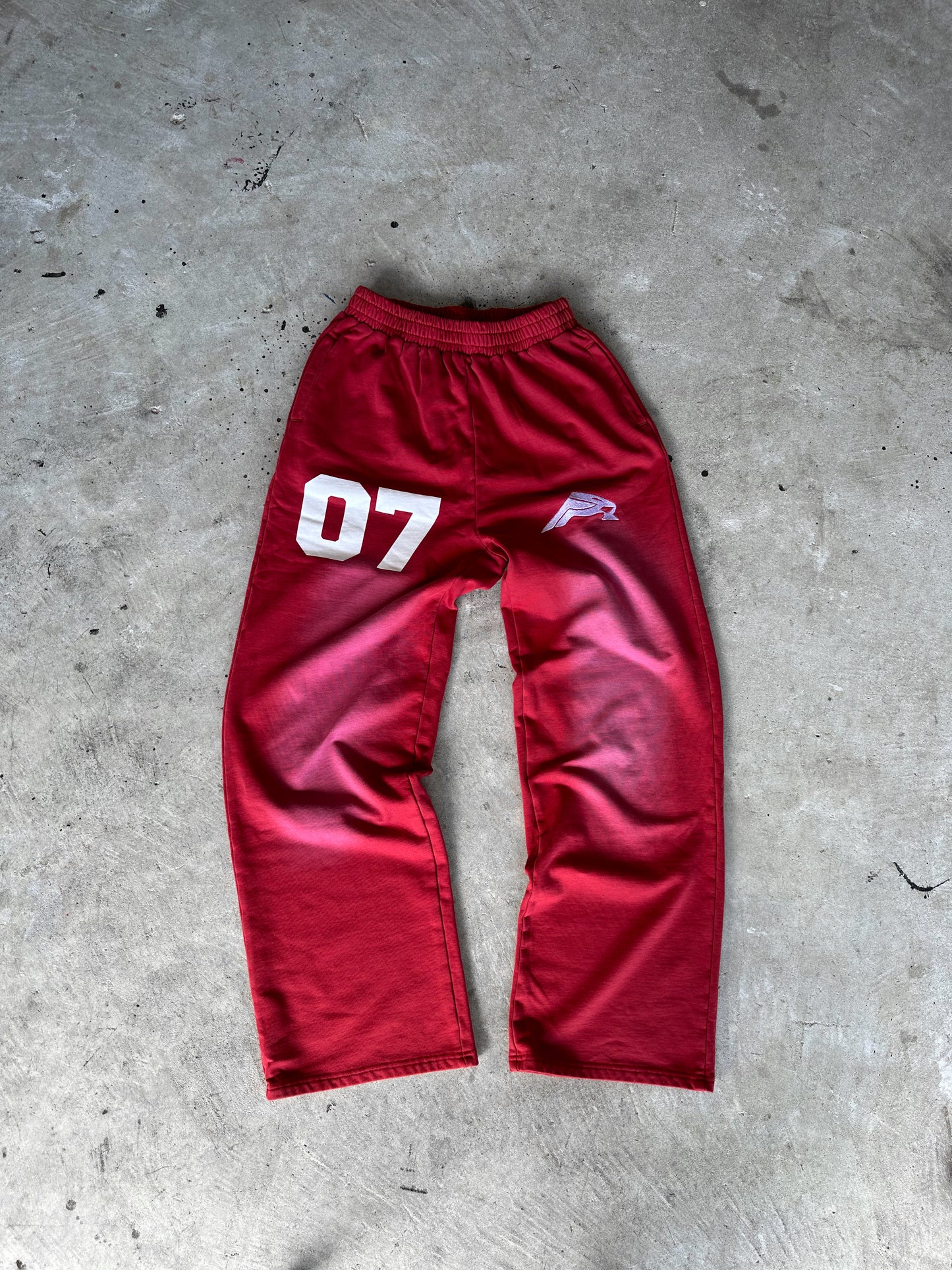 RR SWEATPANTS "CRIMSON"