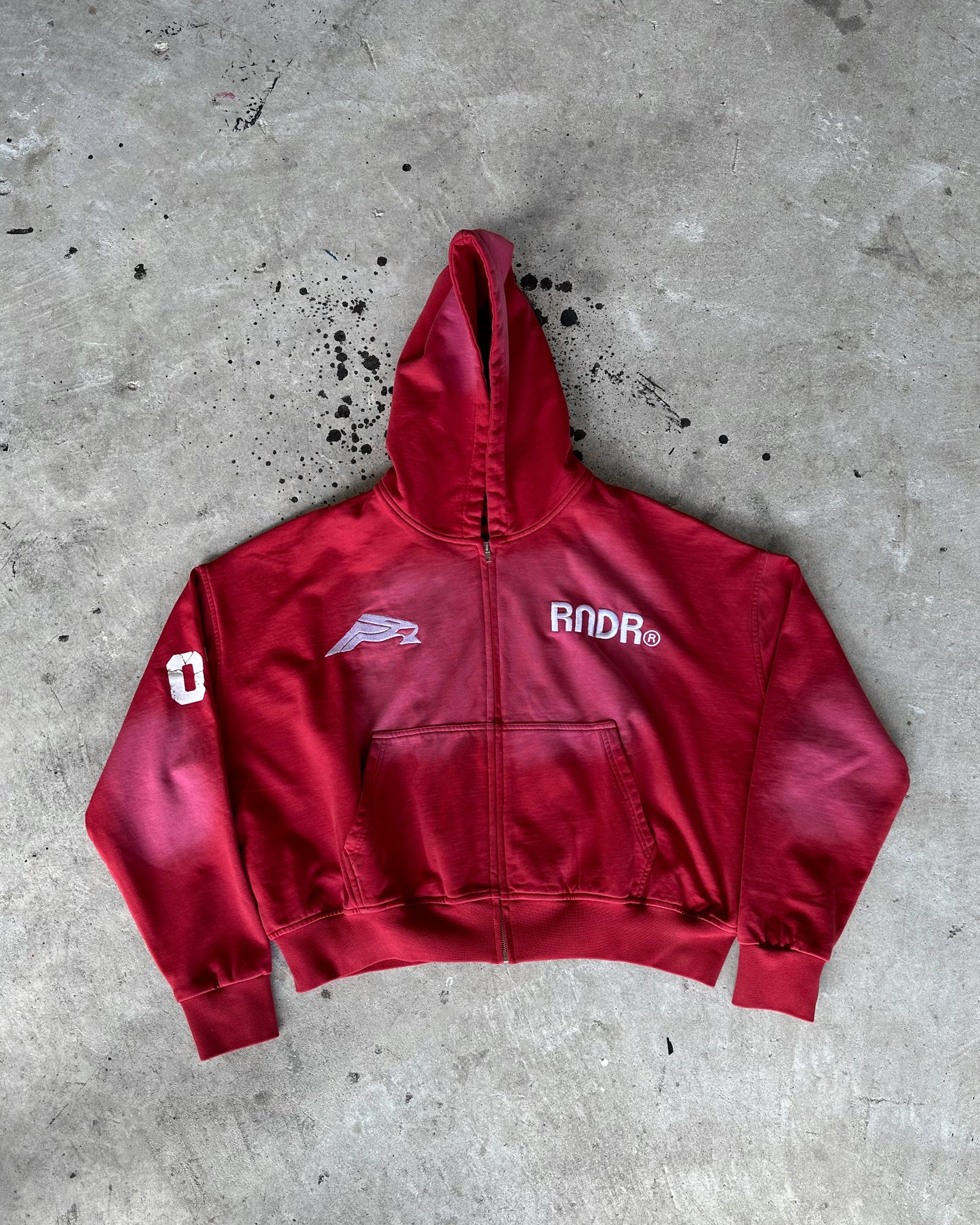 RR ZIP UP "CRIMSON"