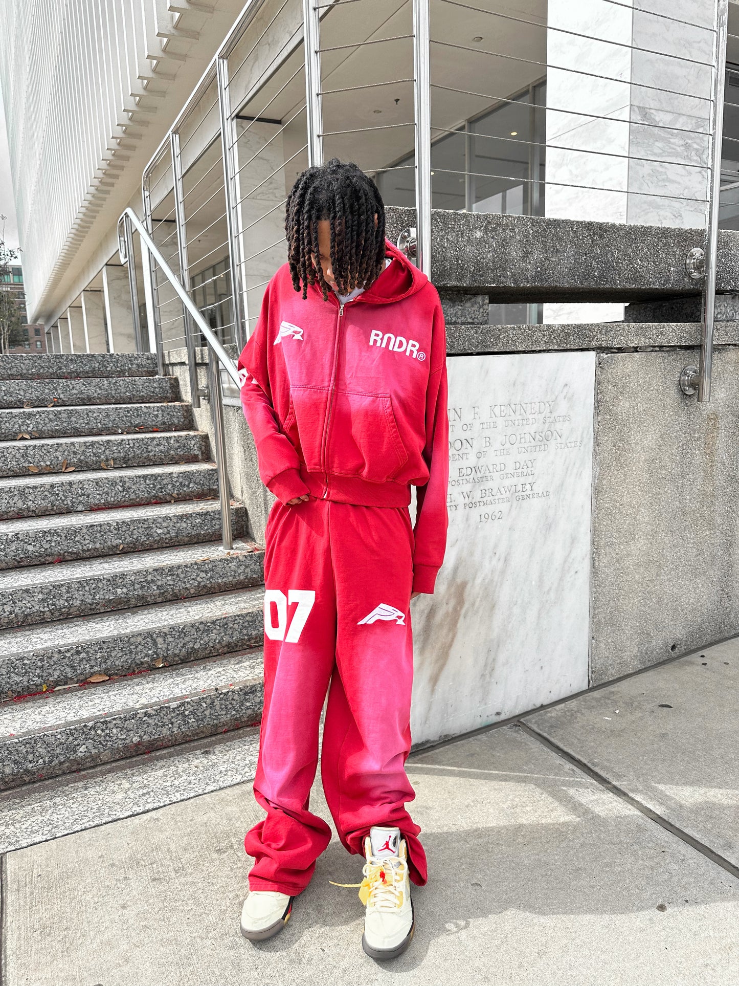 RR SWEATPANTS "CRIMSON"